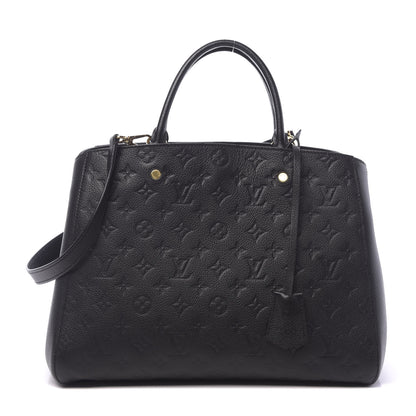 Louis Vuitton Empreinte Montaigne GM Black 1 of 9
