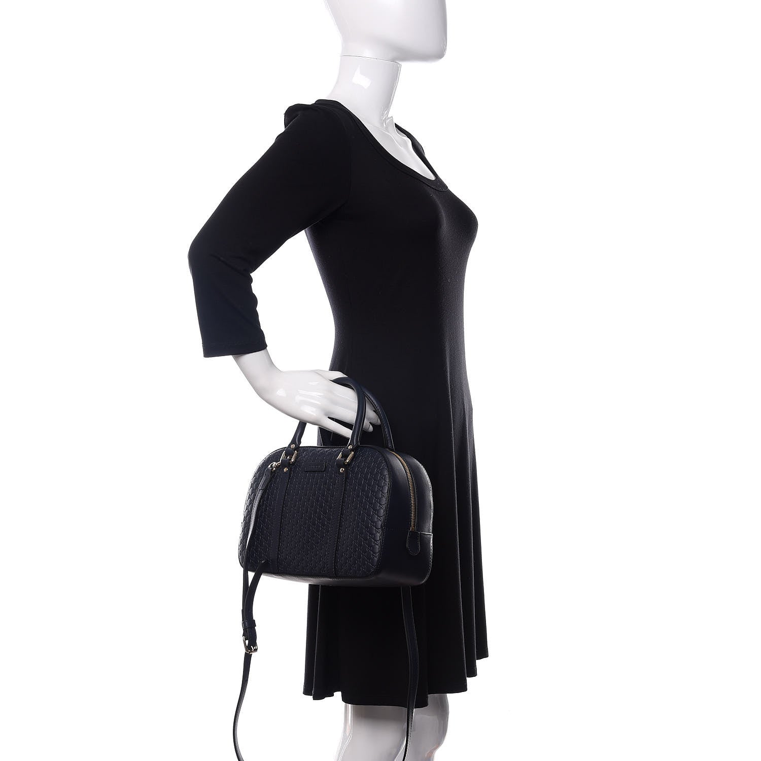 Gucci Microguccissima Medium Crossbody Bag Blue 3 of 11
