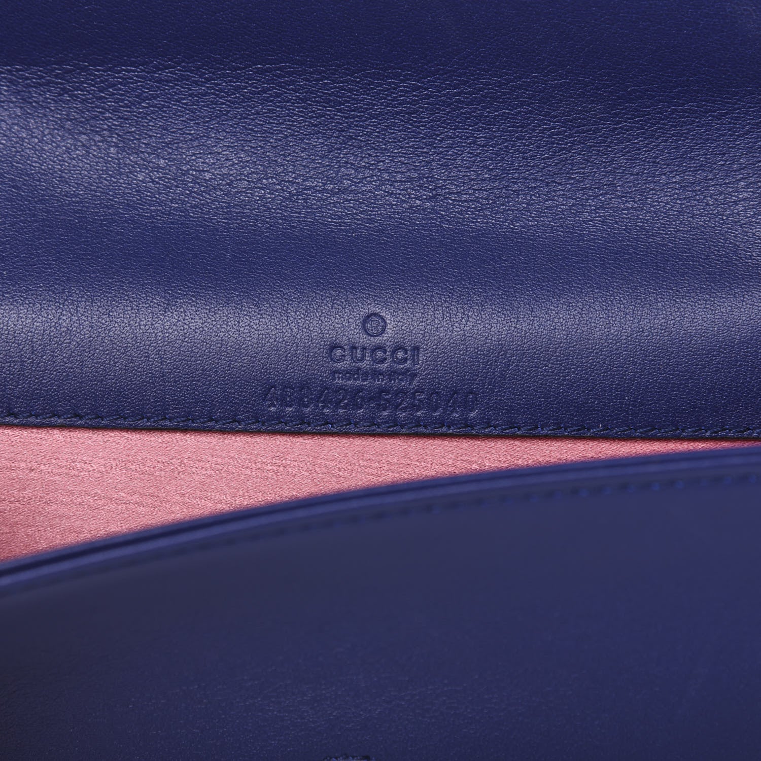 Gucci Velvet Matelasse GG Marmont Mini Bag Cobalt Blue 7 of 11