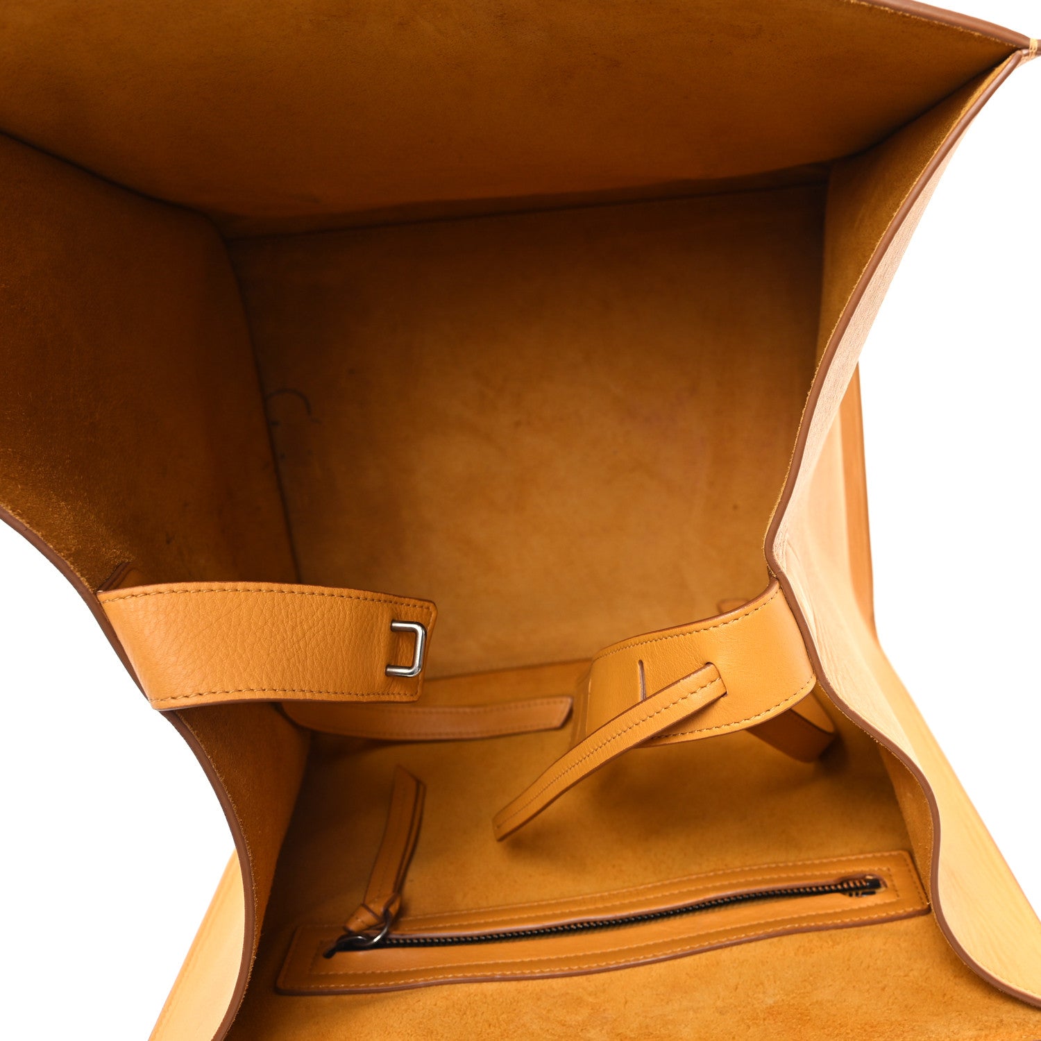 Celine Supple Calfskin Medium Phantom Luggage Daffodil 5 of 11