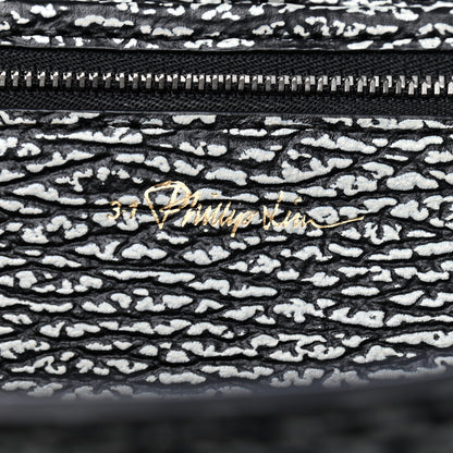 3.1 Phillip Lim Textured Calfskin Large Pashli Satchel Black Cream 9 of 19