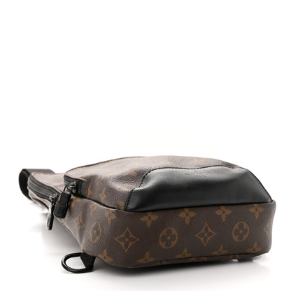 Louis Vuitton Monogram Macassar Avenue Sling Bag 4 of 11