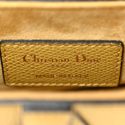 Christian Dior Grained Calfskin Mini Saddle Bag Beige 6 of 10