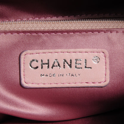 Chanel Lambskin North South Edgy Tote Blue 6 of 7