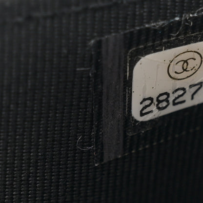 Chanel Lambskin Pyramid Wallet On Chain WOC Black 7 of 12