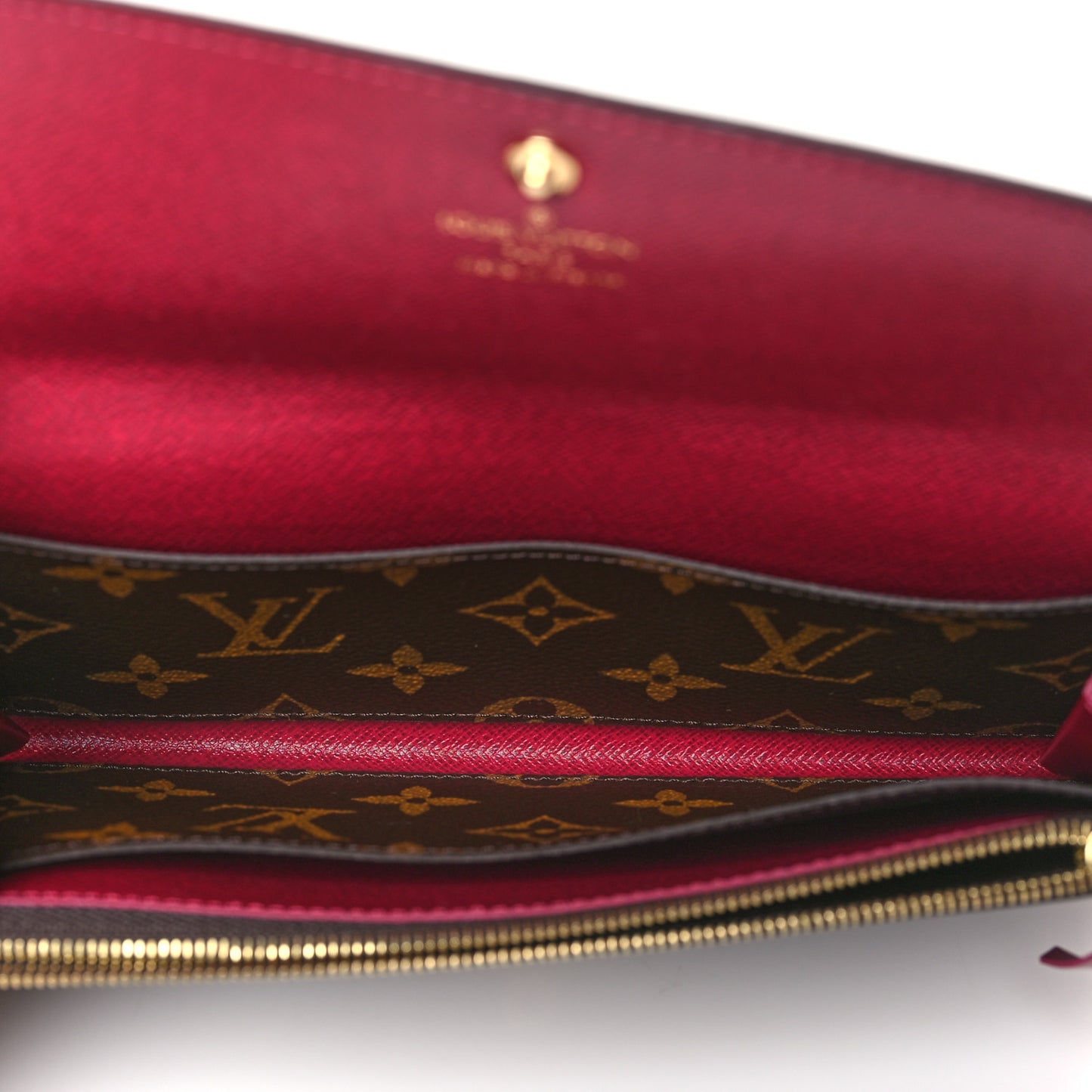 Monogram Emilie Wallet Fuchsia