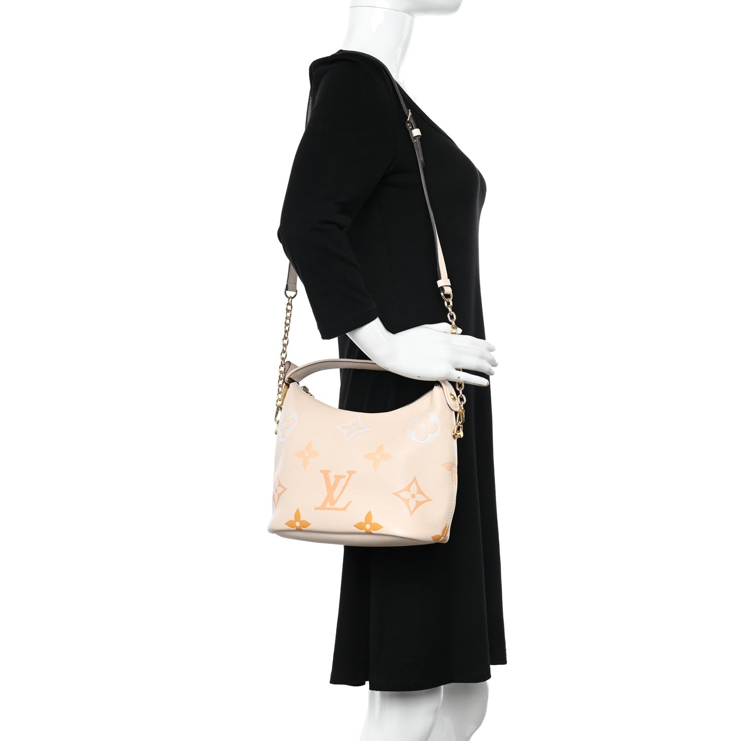 Louis Vuitton Empreinte Monogram Giant By The Pool Marshmallow Hobo Cream Saffron 2 of 14