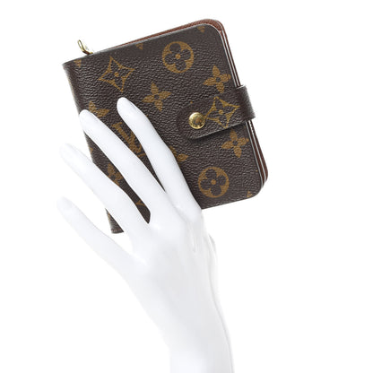 Louis Vuitton Monogram Compact Zippe Zipped Wallet 2 of 11