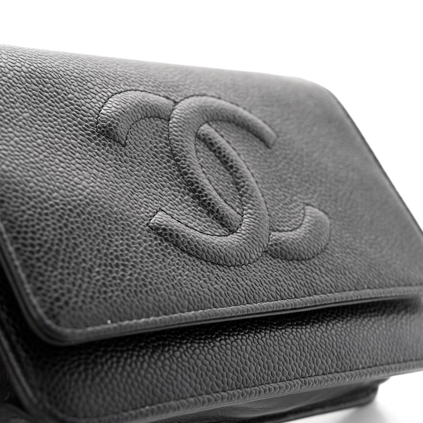 Caviar Timeless CC Wallet on Chain WOC Black