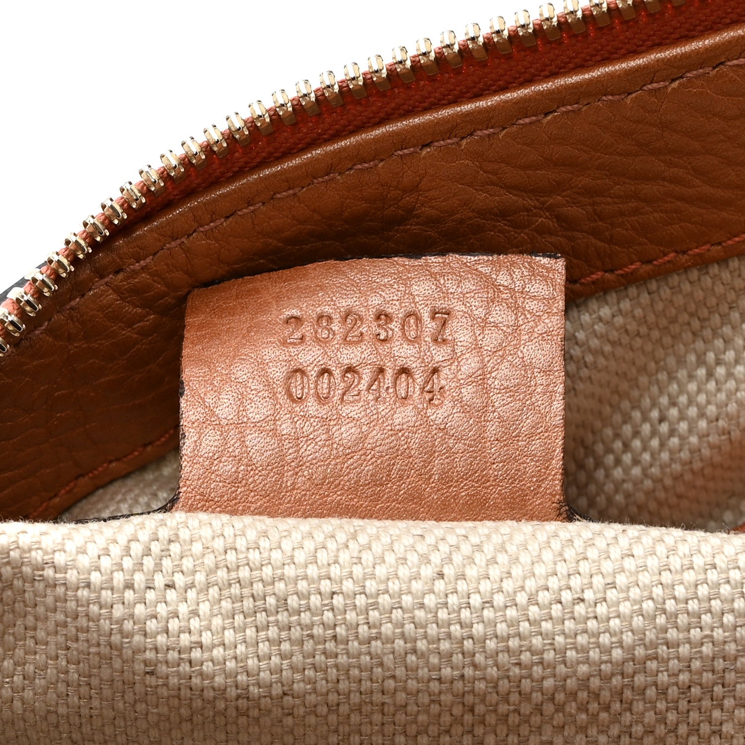 Gucci Metallic Pebbled Calfskin Small Soho Top Handle Bag Blush 7 of 11