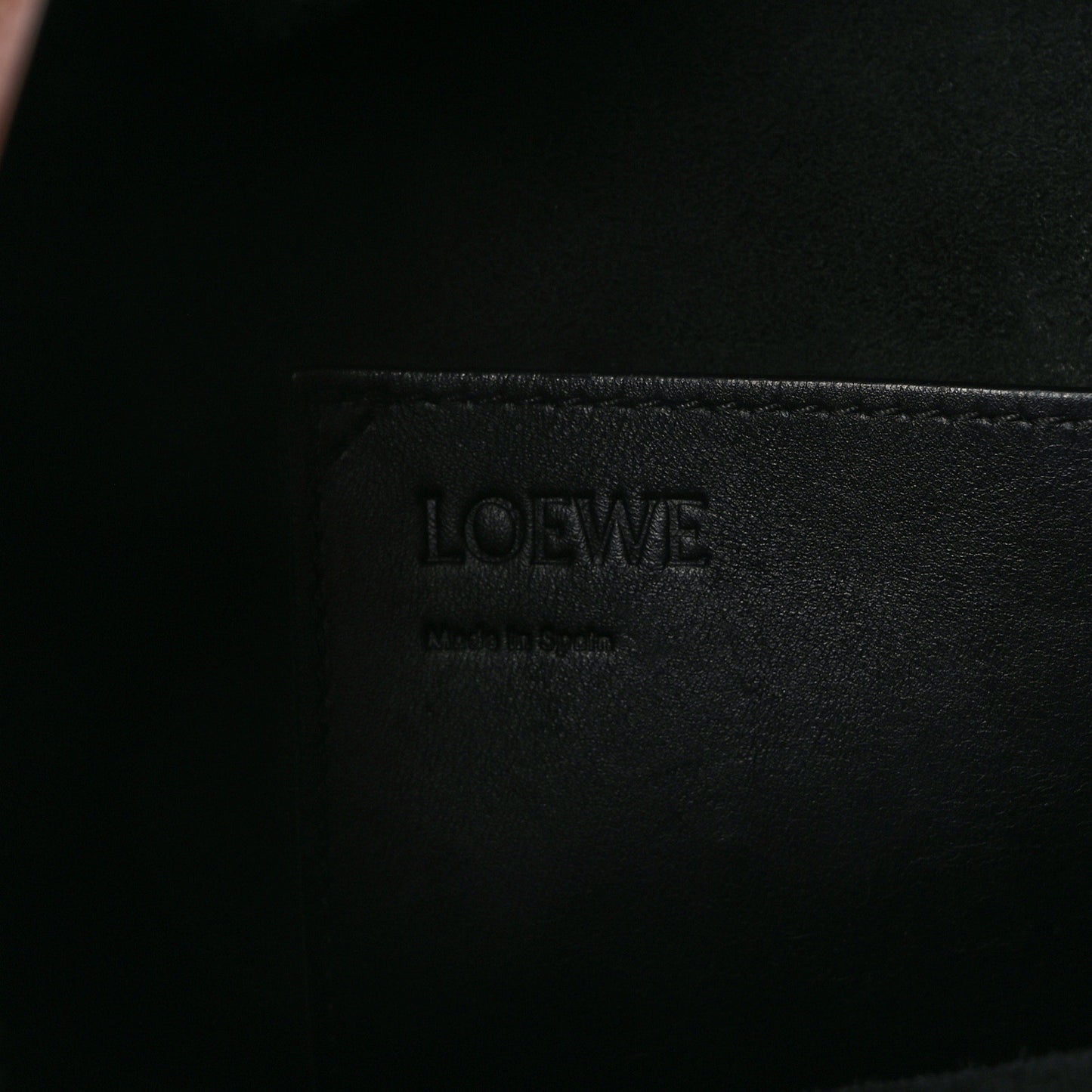 Calfskin Balloon Bucket Bag Black Tan