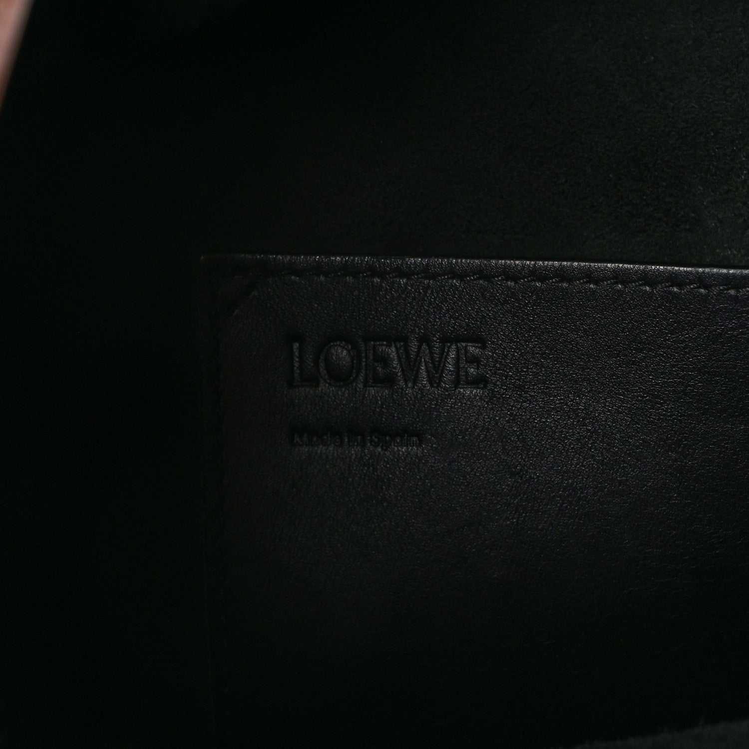 Loewe Calfskin Balloon Bucket Bag Black Tan 6 of 13