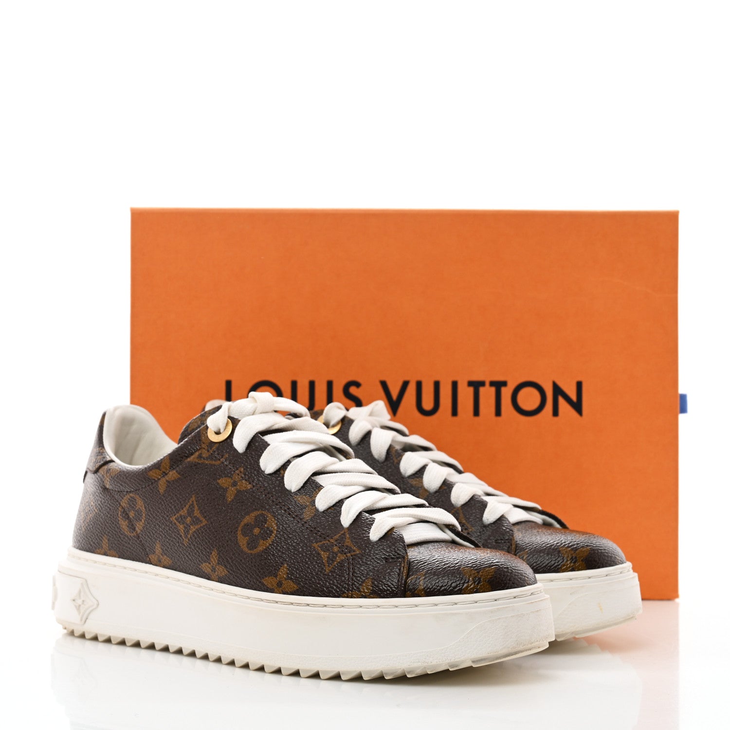 Louis Vuitton Monogram Time Out Sneakers 38 9 of 9