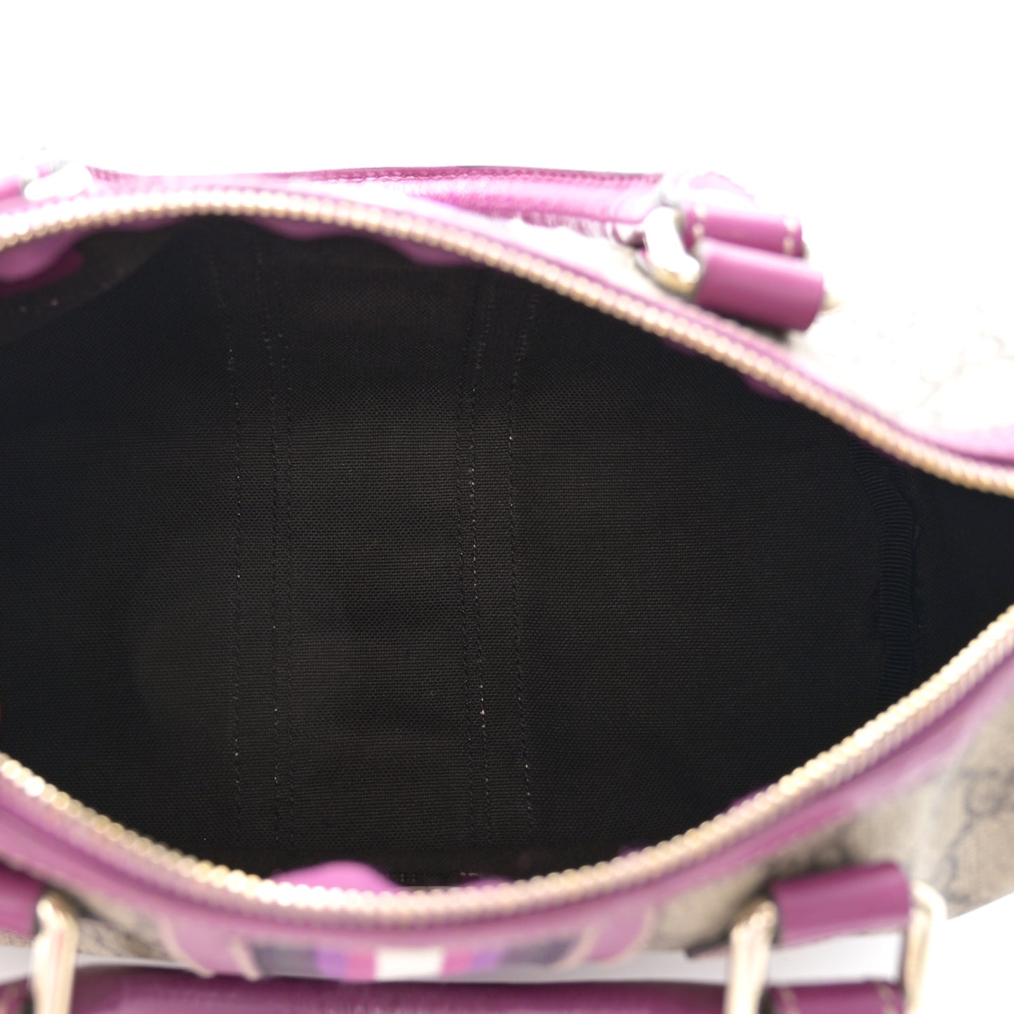 Monogram Vintage Web Small Boston Purple