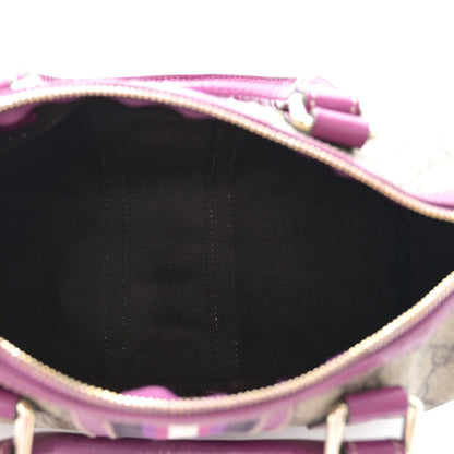 Gucci Monogram Vintage Web Small Boston Purple 5 of 12