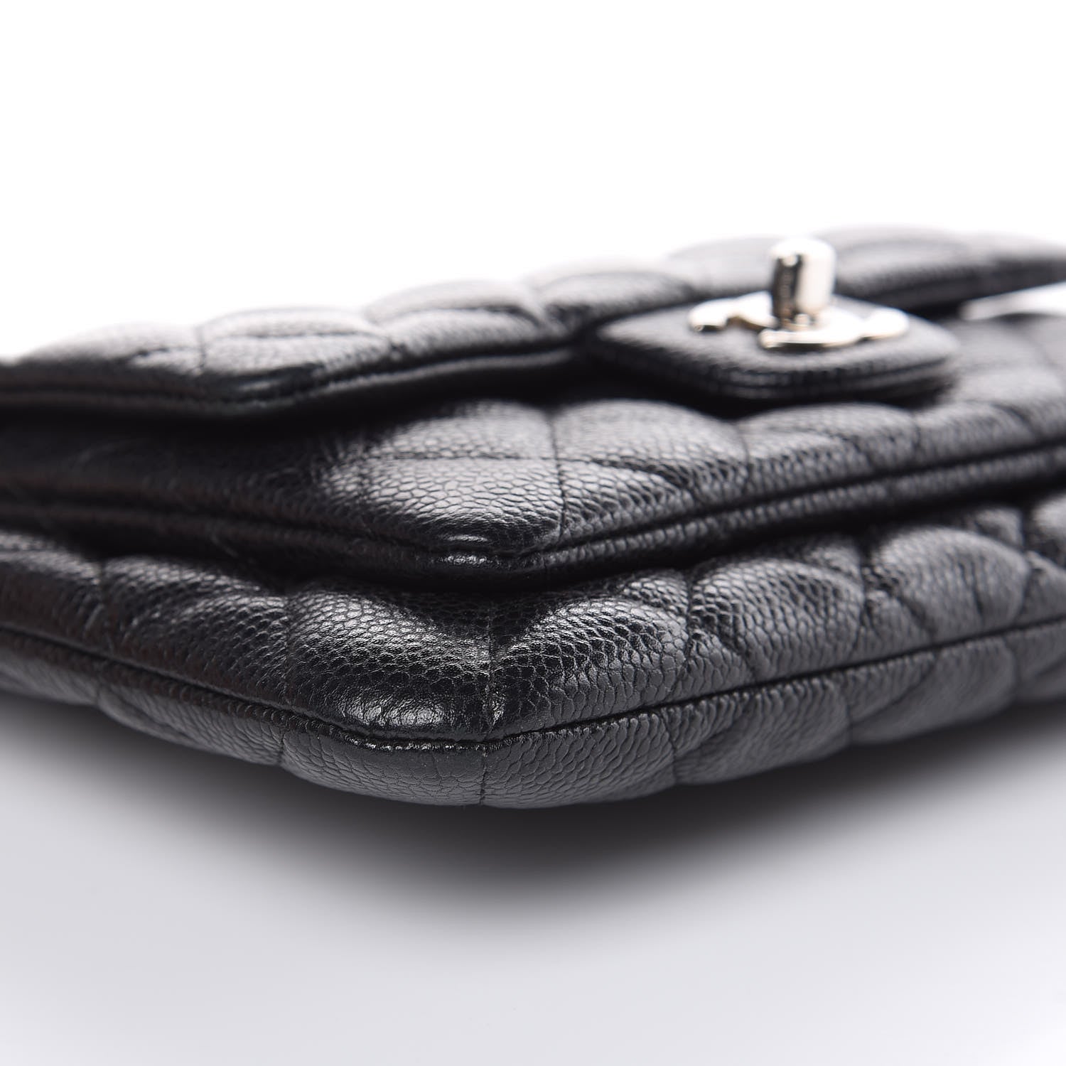 Chanel Caviar Quilted Daily Zip Crossbody Bag Black 8 of 11