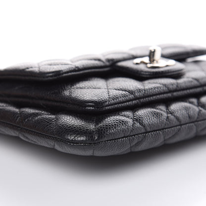 Chanel Caviar Quilted Daily Zip Crossbody Bag Black 8 of 11