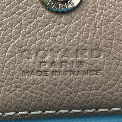 Goyard Goyardine Saint Louis Claire Voie GM Grege Turquoise 8 of 14