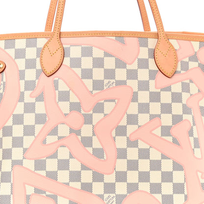 Louis Vuitton Damier Azur Tahitienne Neverfull MM 8 of 11