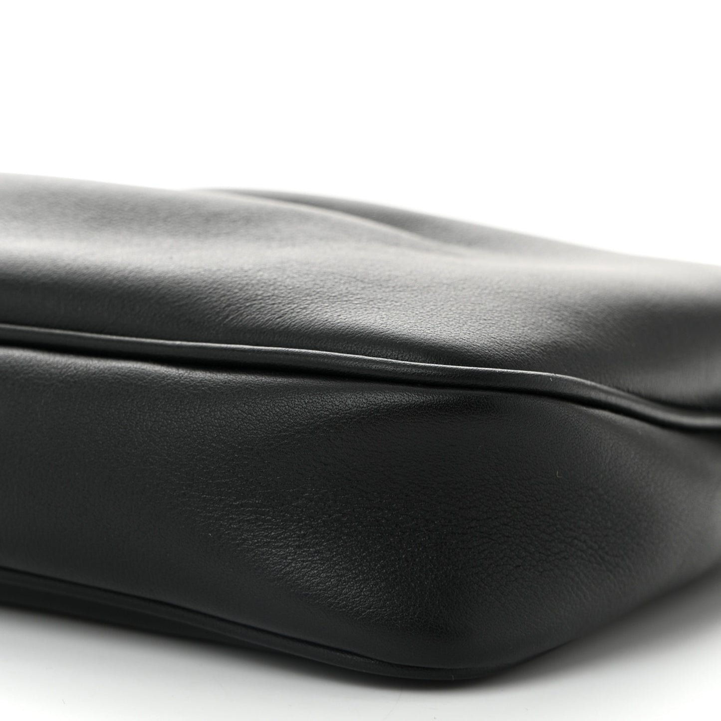 Natural Smooth Calfskin Rodeo Sling Pochette Black