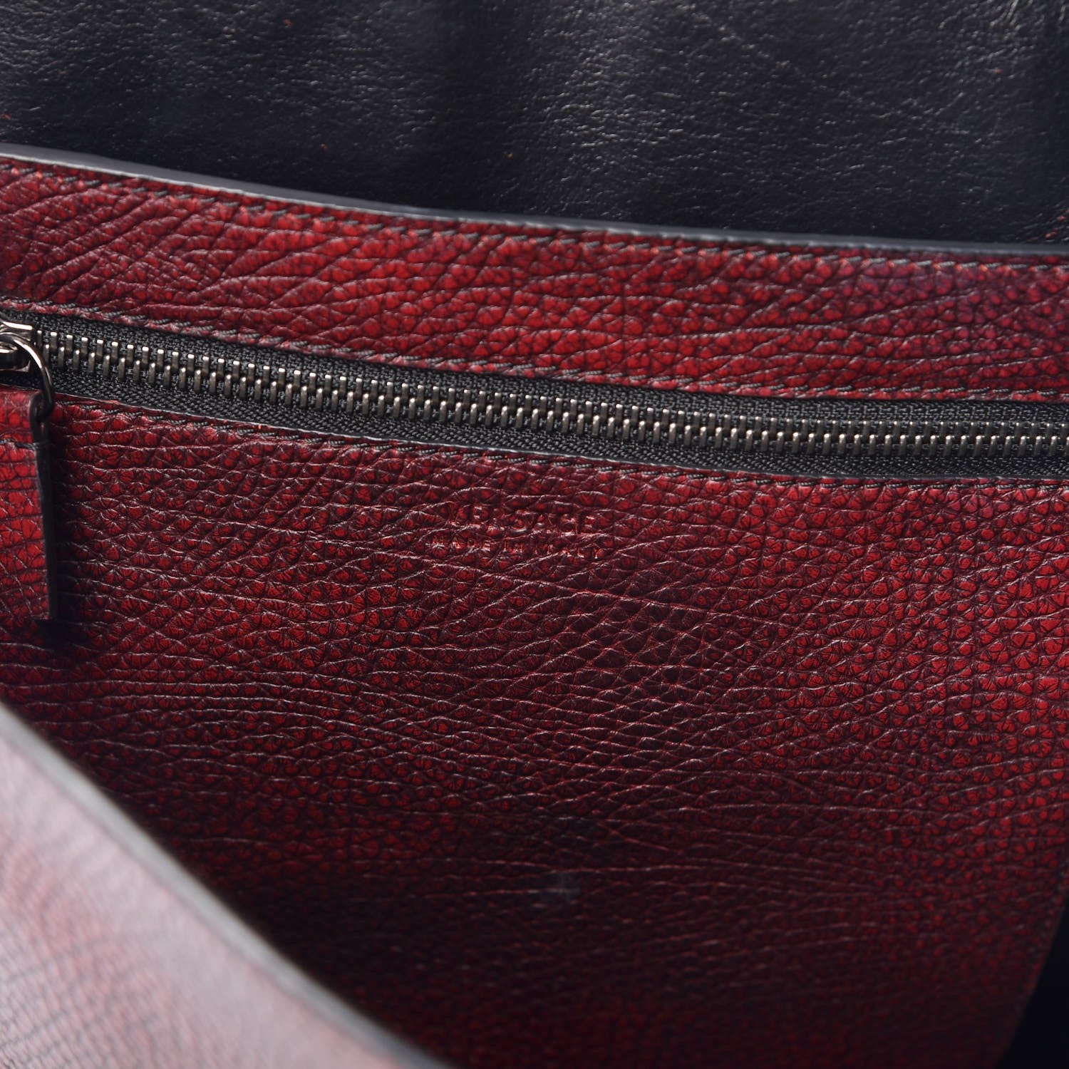 Versace Grained Calfskin Palazzo Studded Backpack Rosso Nero Black 6 of 10