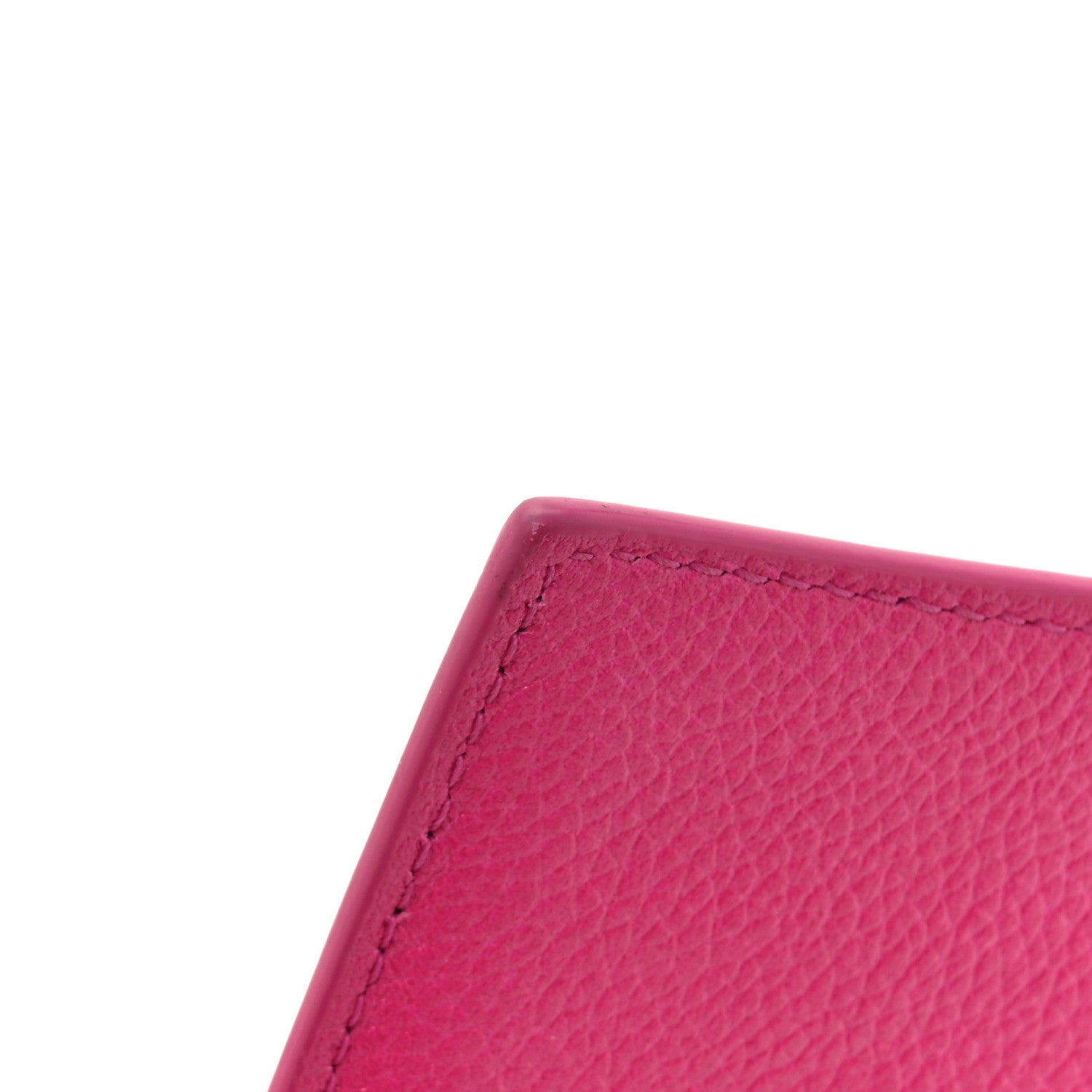 Balenciaga Grained Calfskin Large Cash Long Coin Card Holder Hot Pink 12 of 13