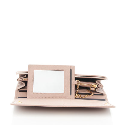 Prada Saffiano Metal Continental Flap Wallet Cammeo 5 of 8