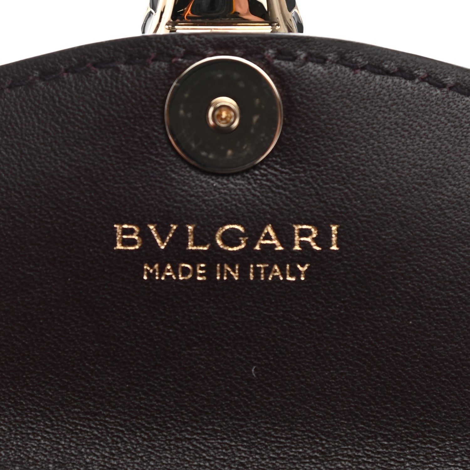 Bulgari Quilted Nappa Smooth Calfskin Serpenti Forever Diamond Blast Wallet Dark Red 6 of 7