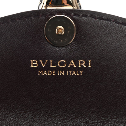 Bulgari Quilted Nappa Smooth Calfskin Serpenti Forever Diamond Blast Wallet Dark Red 6 of 7