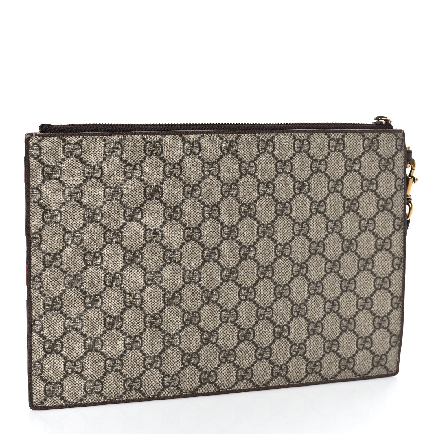 Gucci GG Supreme Monogram Courrier Documents Holder Beige New Acero 3 of 8
