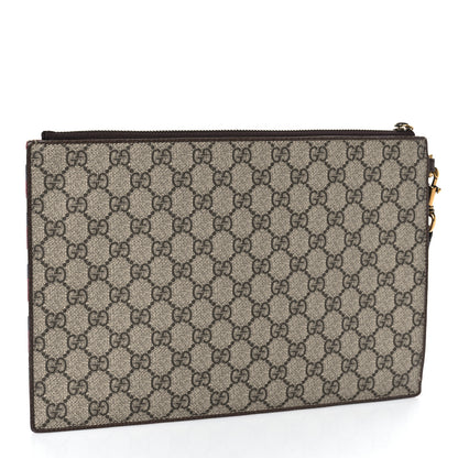 Gucci GG Supreme Monogram Courrier Documents Holder Beige New Acero 3 of 8