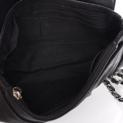 Chanel Caviar Half Moon Wallet On Chain WOC Black 5 of 8