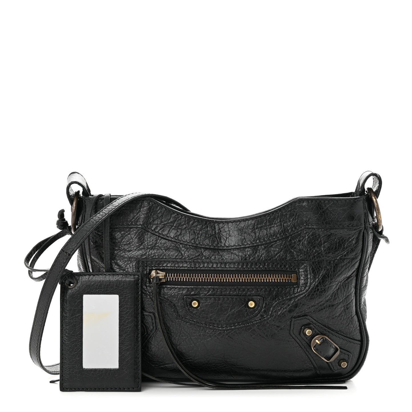 Agneau Classic Hardware Hip Black