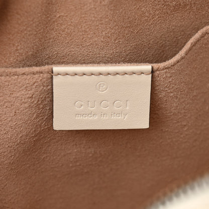 Gucci Calfskin Matelasse Small GG Marmont Chain Shoulder Bag White 8 of 11