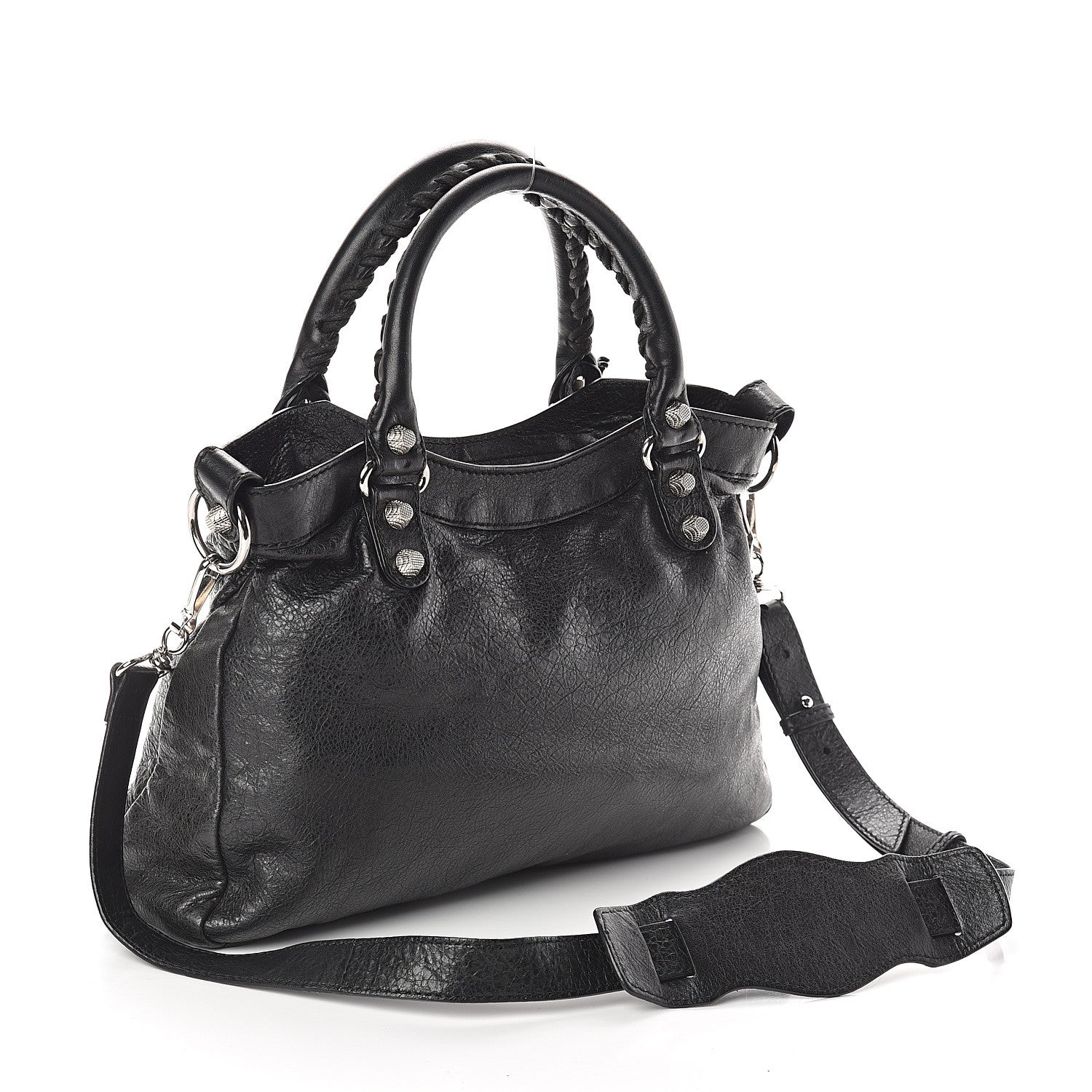 Balenciaga Agneau Giant 12 Silver Hardware Town Black 2 of 8