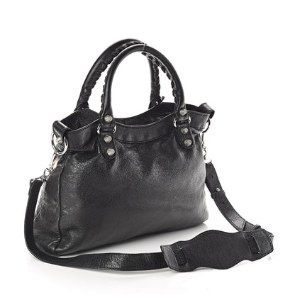 Balenciaga Agneau Giant 12 Silver Hardware Town Black 2 of 8