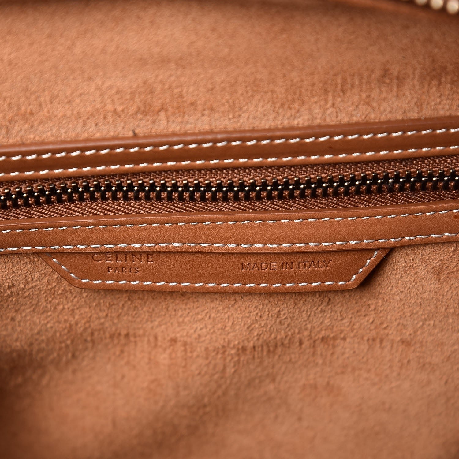 Celine Natural Calfskin Micro Luggage Tan 6 of 7