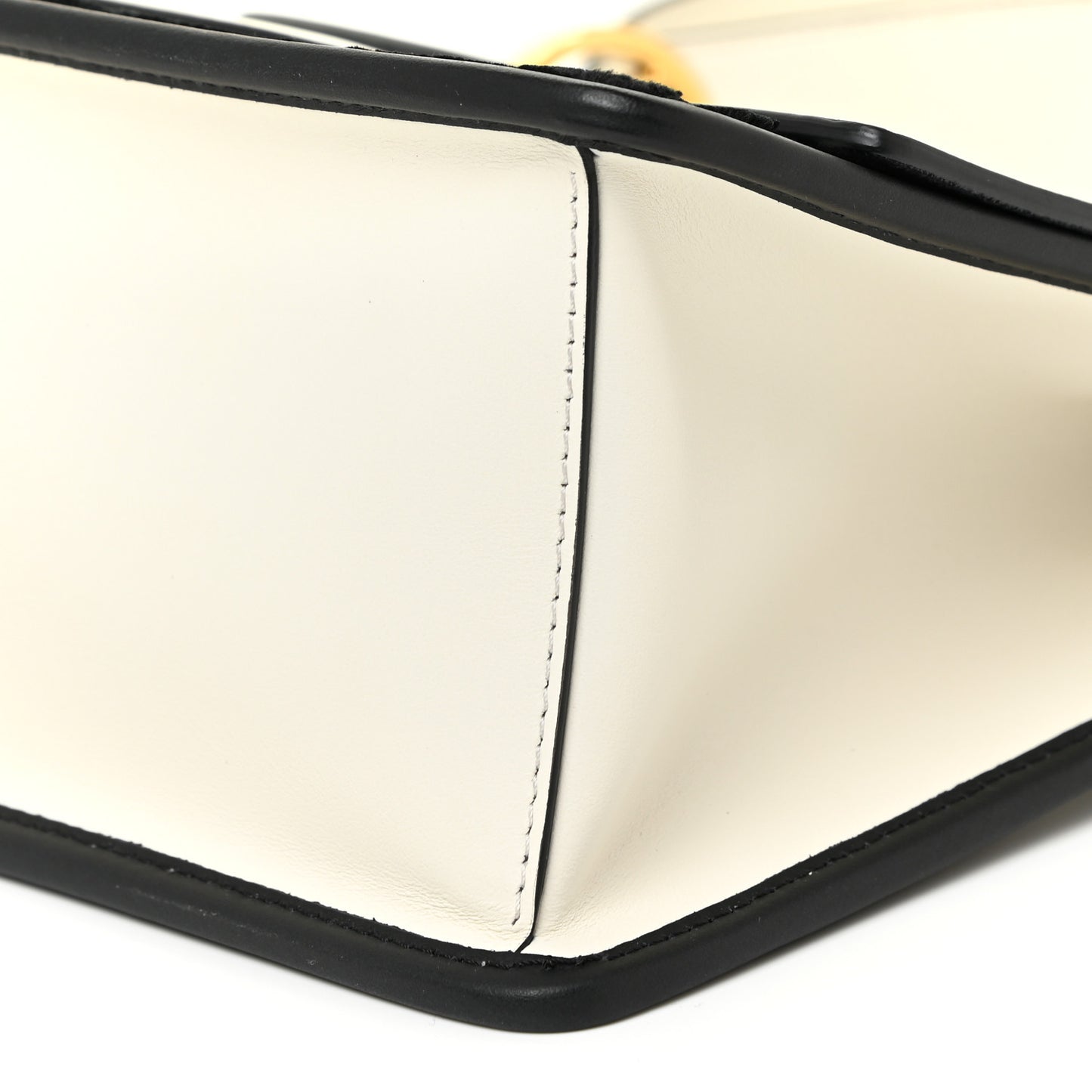 Vitello Century Velvet F is Fendi FF Embroidered Kan I Shoulder Bag White Black