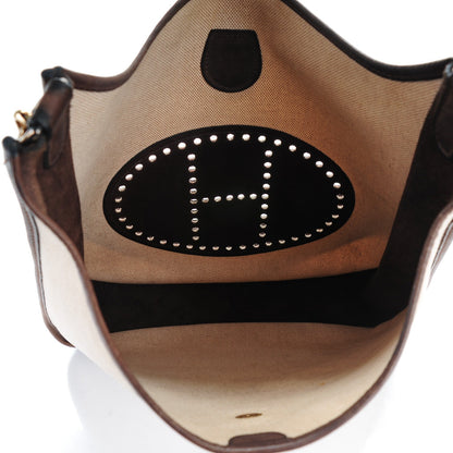 Hermes Toile Natural Barenia Evelyne GM Ebene 6 of 8