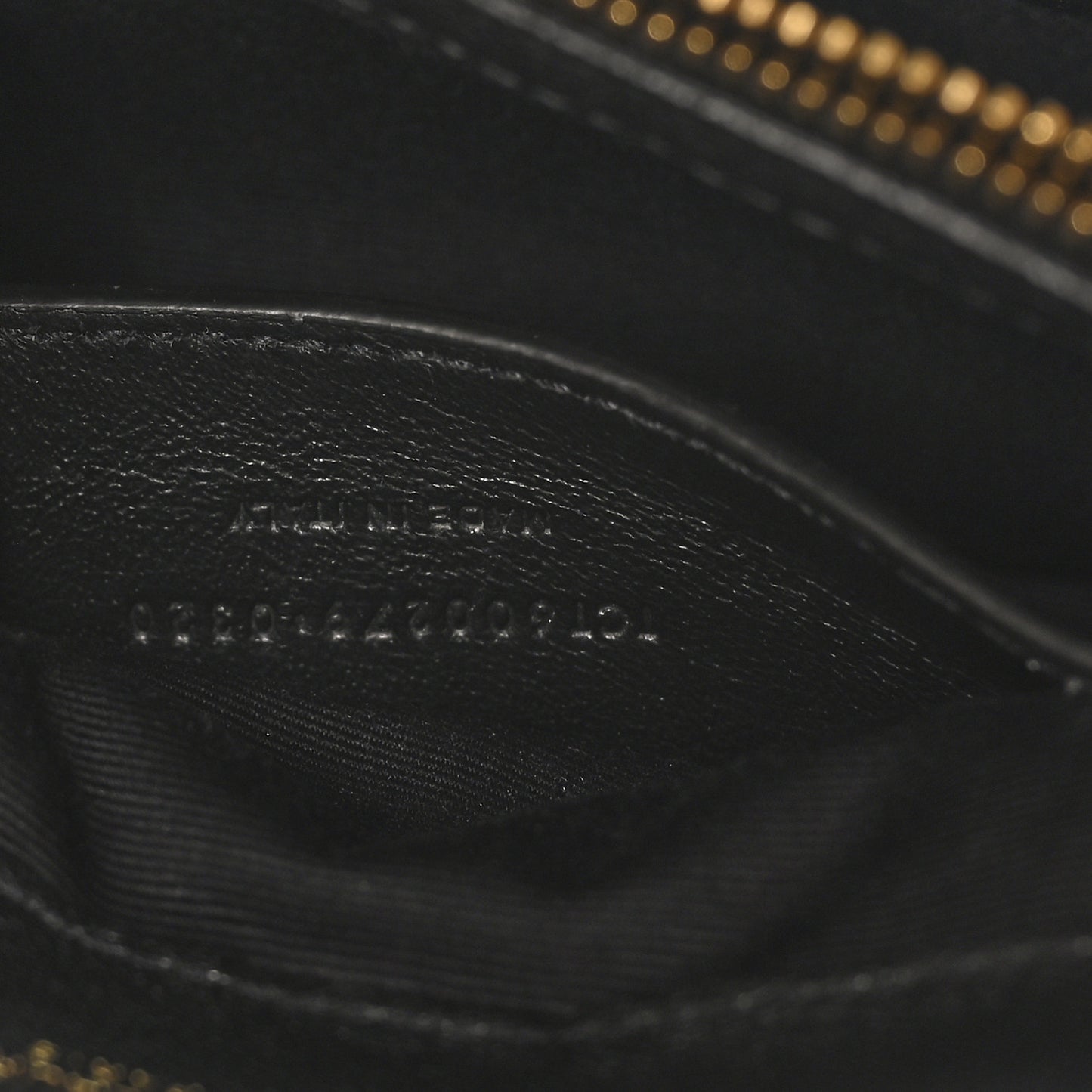 Sheepskin Matelasse Chevron Monogram Medium College Bag Black