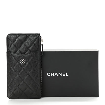 Chanel Caviar Quilted Classic iPhone Pouch Black 10 of 10