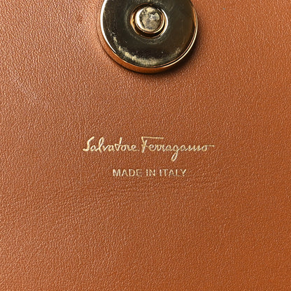 Salvatore Ferragamo Smooth Calfskin Gancini Top Handle Wallet On Chain Sella 7 of 11
