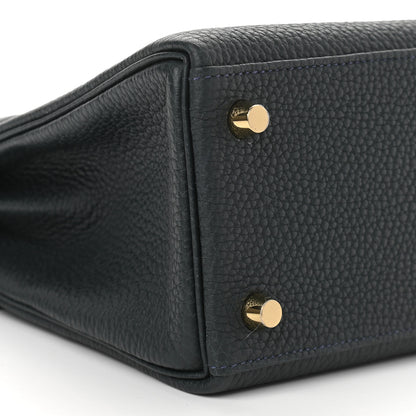 Hermes Togo Kelly Retourne 25 Vert Rousseau 9 of 11