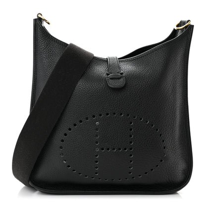 Hermes Taurillon Clemence Evelyne GM Black 1 of 11