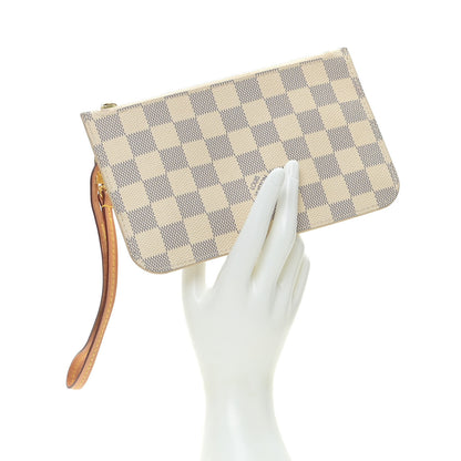 Louis Vuitton Damier Azur Neverfull PM Pochette 2 of 8