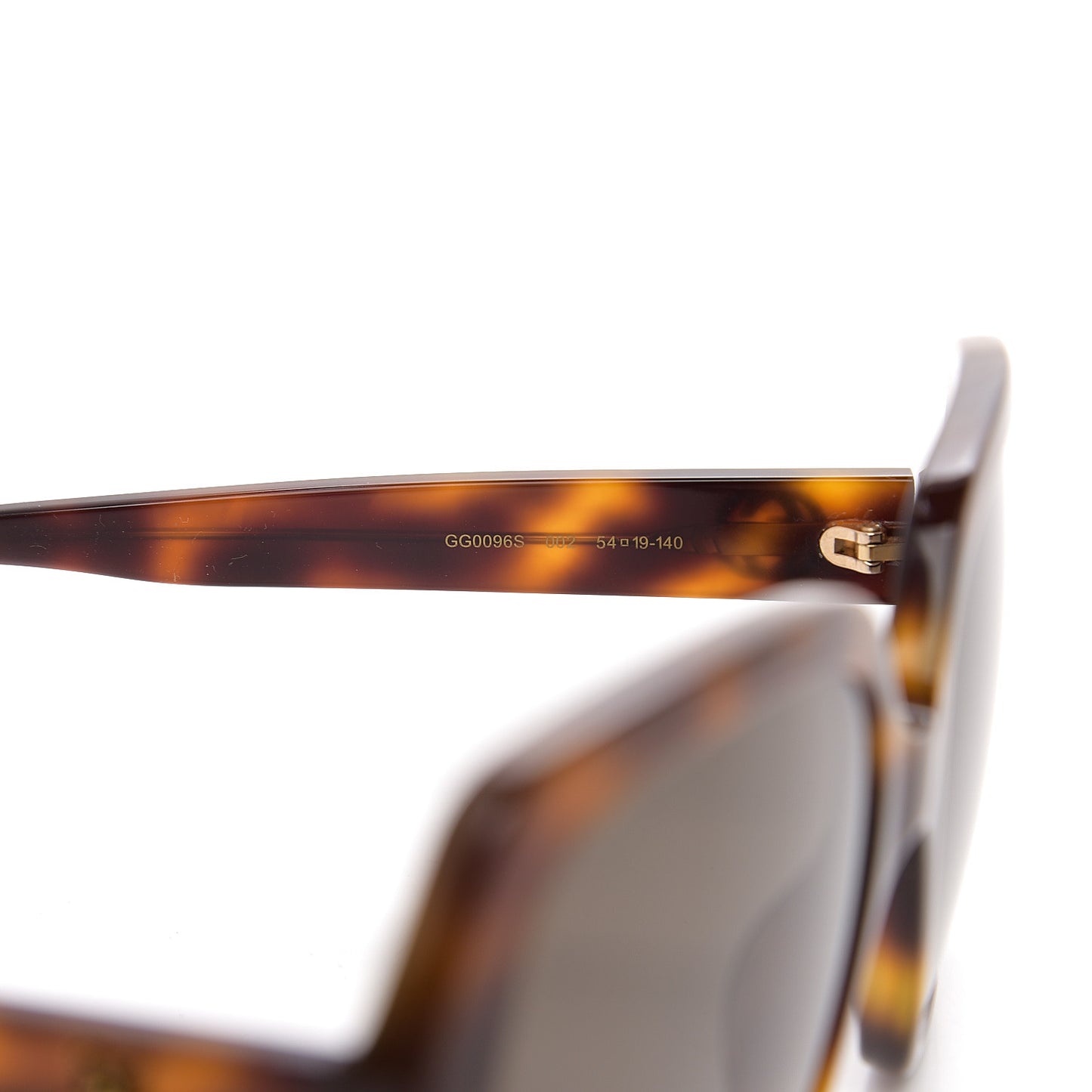 Acetate Square Frame GG0096S Sunglasses Tortoise