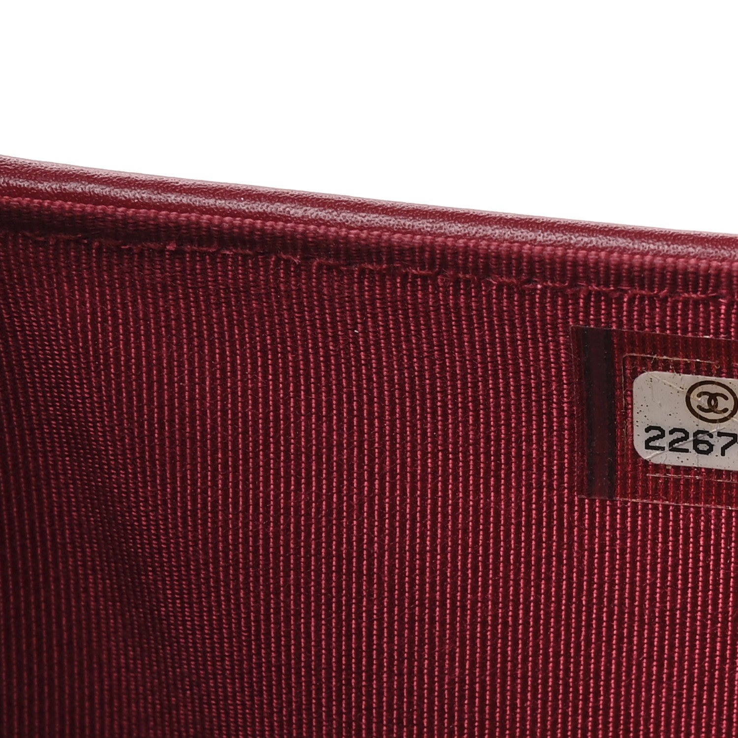 Chanel Patent Calfskin Quilted Yen Wallet Red 8 of 9
