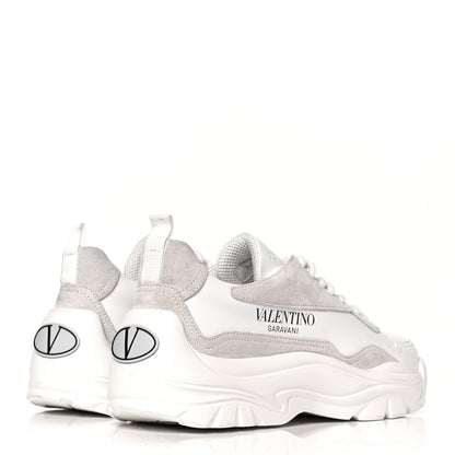 Valentino Garavani Calfskin Suede Mens Gumboy Sneakers 39 White 4 of 10