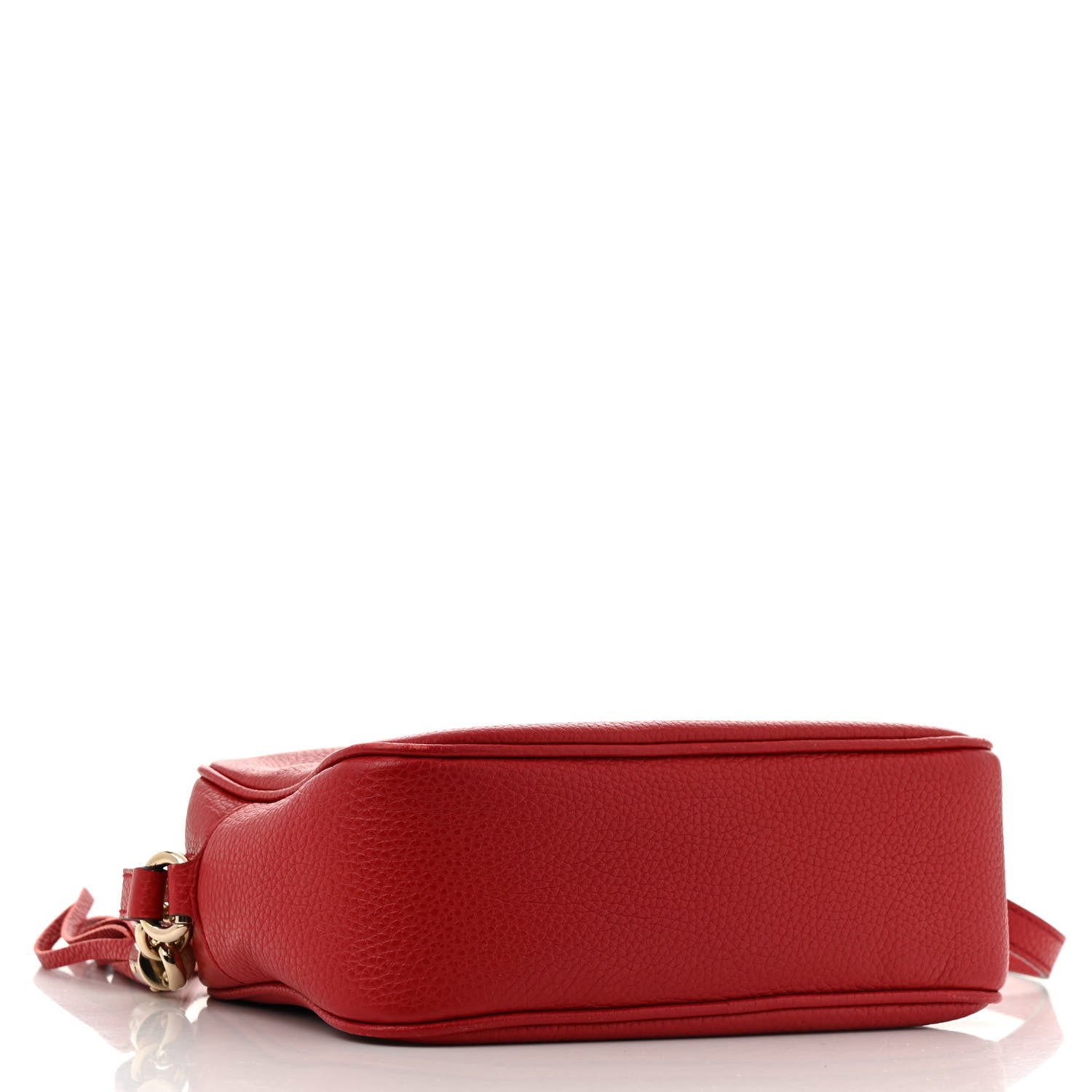 Gucci Pebbled Calfskin Small Soho Disco Bag Tabasco Red 4 of 15