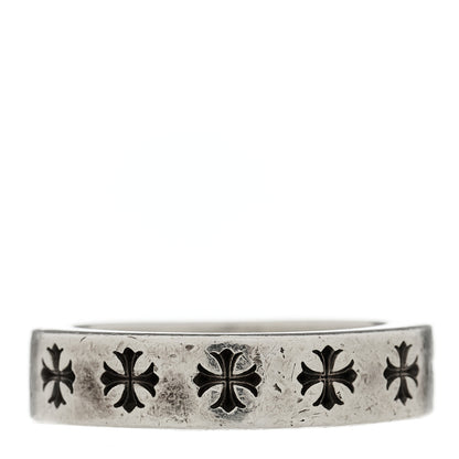 Chrome Hearts Sterling Silver Cross CH Forever Spacer Ring 61 9.5 3 of 5